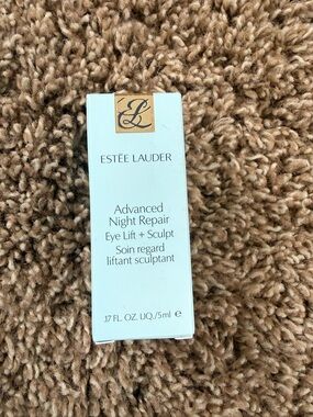 Estee Lauder Advanced Night Repair Serum - Light Blue & Gold Accents